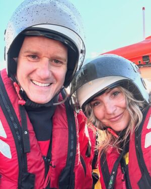 Dan Walker Instagram - A fun-filled few days of filming 🎥 

📸 1. Underground…
📸 2. Overground… 
📸 3. Holding an invisible giant marrow in front of Whitby Abbey 😂