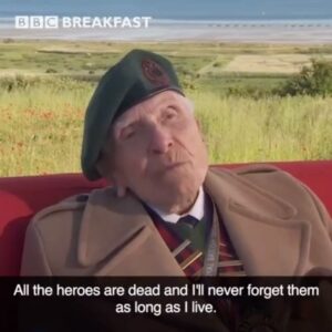 Dan Walker Instagram - Every #DDay I come back to Harry Billinge ❤️

If you’re tempted to moan about something meaningless or complain today… watch Harry and think about what he, and many others, went through for the freedoms we all too often take for granted.

There aren’t many of those heroes left but they have so much to teach us. 

We’ll be playing music to commemorate the anniversary throughout the day on @classicfm 

#DDay80 #LestWeForget