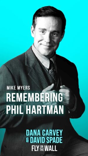 Dana Carvey Instagram - The Phil Hartman Tribute Episodes, Parts 1 & 2 are out now. The great Phil Hartman would have just turned 75. Join me and @davidspade , along with several special guests as we celebrate the comedy, life, and legacy of Phil Hartman. #snl #philhartman #flyonthewall #mikemyers