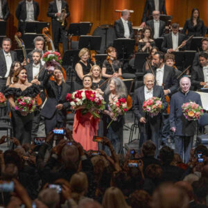 Daniel Barenboim Instagram - The @salzburgerfestspiele’s 2023 Whitsun edition came to an end with a special gala performance honoring Daniel Barenboim, with proceeds from the concert donated to the Daniel Barenboim Foundation. The concert featured performances from Zubin Mehta and the Orchestra del Maggio Musicale Fiorentino, as well as @CeciliaBartoli, @LangLangPiano, Martha Argerich, @Placido_Domingo, @SonyaYoncheva, and @RolandoVillazon.

Photo Credit: SF/Marco Borrelli