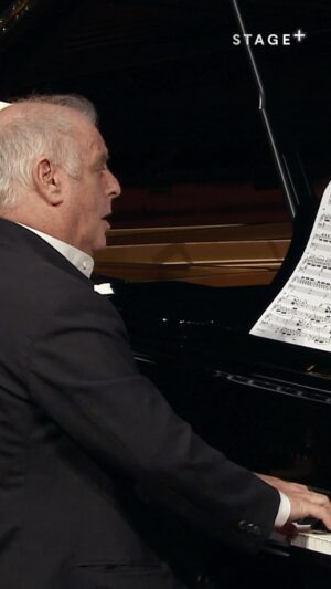 Daniel Barenboim Instagram - @dbarenboim and Martha Argerich form a four-handed music-making dream team demonstrating their stylistic flexibility in this performance of Mozart’s D Major Sonata for two pianos. Celebrate World Piano Day with this performance and more via the link in bio.