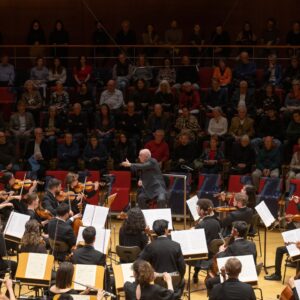 Daniel Barenboim Instagram - Daniel Barenboim leads the first concert of the @BarenboimSaidAkademie Orchestra, joined by Yamen Saadi and Michael Barenboim as soloists.
 
📸 Peter Adamik