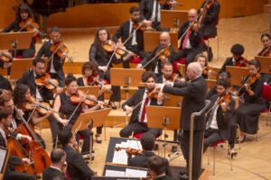 Daniel Barenboim Instagram - This past weekend, the @DivanOrchestra began its 2023 summer tour, performing a program of Brahms and Beethoven at the @koelnerphilharmonie. The performance marked the first ever performance of Daniel Barenboim and @IgorPianist.

Photo Credit: @ManuelVacaPhoto