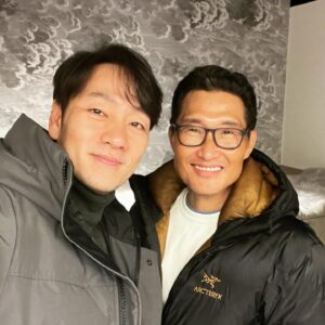 Daniel Dae Kim Instagram - Honored and thrilled to be sharing the screen with the one and only @haesoopark_official. Welcome to #Butterfly, my friend. Can’t wait to show the world what we’re up to!🦋
.