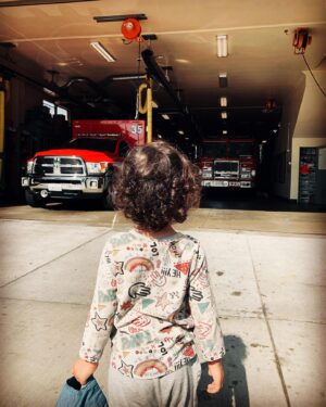 Daniel Di Tomasso Instagram - They doooo exist in the wild! #firetruck #firestation 🚒