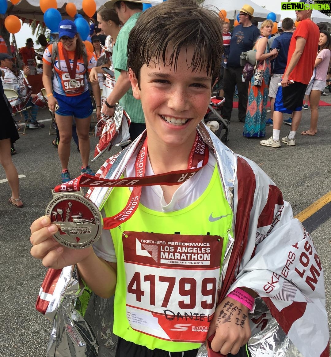 Daniel DiMaggio - 2.8K Likes - Today was one of the biggest days of my life. I just ran 26.2 miles!
