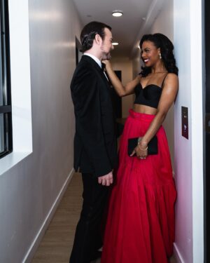 Daniel Durant Instagram - Hey @danielndurant let’s get dressed up again, do our 10 step skincare routine and pass out soon……. Ok?

👗 @stylebybek 
💄 @robertti 
💇🏾‍♀️ @dbano 
📸 @chasehanssen