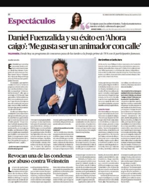 Daniel Fuenzalida Instagram - Estoy súper emocionado con este nuevo desafío en #AhoraCaigoPrime 🥳 Siempre agradecido con la prensa, los periodistas y los editores por la cobertura que nos brindan.
¡Vamos con todo el fuaaa! Hoy, a las 22:30 hrs por @tvn 💪
