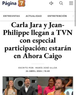 Daniel Fuenzalida Instagram - Estoy súper emocionado con este nuevo desafío en #AhoraCaigoPrime 🥳 Siempre agradecido con la prensa, los periodistas y los editores por la cobertura que nos brindan.
¡Vamos con todo el fuaaa! Hoy, a las 22:30 hrs por @tvn 💪