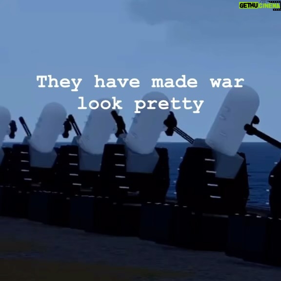 Daniel Goddard - 3 Likes - It is unspeakably dangerous when war can be made to look pretty
#peace