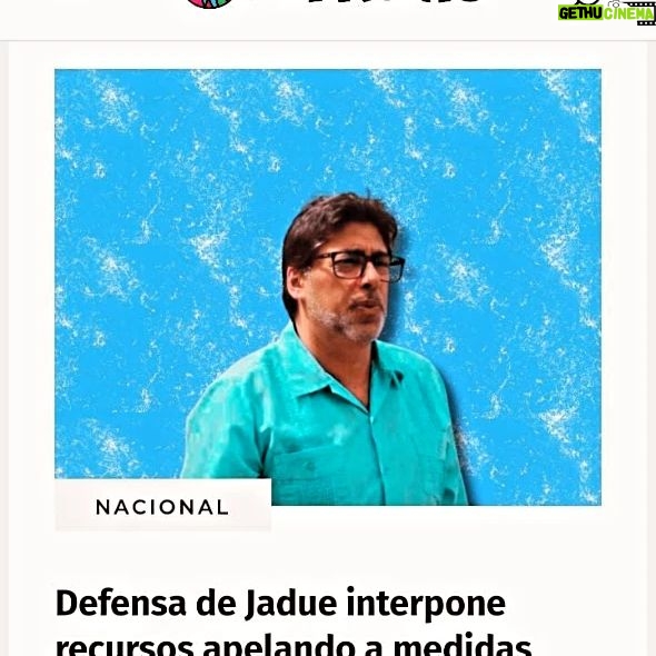 Daniel Jadue - 1.8K Likes - #Jaduelibre #Nacional #Jadue
https://www.revistadefrente.cl/defensa-de-jadue-interpone-recursos-apelando-a-medidas-desproporcionadas/
Luego de la realización de la audiencia de revisión de las medidas cautelares en contra del alcalde de Recoleta Daniel Jadue, instancia en la que se confirmó la prisión preventiva y se decretaron medidas cautelares sobre los bienes del imputado, la defensa anunció interpondrá un recurso de apelación y otro de amparo.
Link en historias