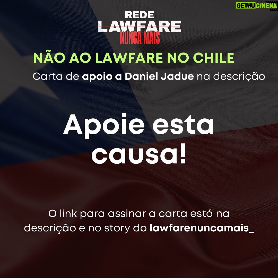 Daniel Jadue - 1.5K Likes - NÃO AO LAWFARE NO CHILE
Carta de Apoio a Daniel Jadue
A guerra judicial, ou Lawfare, é uma prática que assola projetos emancipatórios e coloca no centro a transformação do neoliberalismo que empobrece e violenta os povos. As elites nacionais, regionais e globais, e defensoras dos interesses do capital financeiro internacional, passaram anos lutando contra políticas sociais destinadas a erradicar a pobreza e reduzir profundas desigualdades sociais, usando suas defesas corporativas como pretexto para atacar projetos e líderes legitimamente eleitos pelo voto popular.
(...)
Vemos com preocupação a perseguição midiática, judicial e política de Daniel Jadue, sobretudo pelo que ele representa: um projeto de democratização e protagonismo popular que melhorou substancialmente a vida de milhares de famílias chilenas, gerando uma referência nacional e internacional no que respeita aos governos locais.
Face ao exposto, tornamos público o nosso apelo a toda a comunidade internacional, aos movimentos sociais, às militâncias populares e a todos os democratas do mundo, para que acusem o recebimento deste alerta democrático e impeçam o caminho da proscrição, não apenas das lideranças políticas, mas do Estado de Direito.
Carta traduzida para o Português.
...............................
Essa é a carta para pessoas físicas assinarem: https://docs.google.com/forms/d/e/1FAIpQLSfIYqLXKF_R1rr_RpUvoIWL0QLSWZutB1sKWSdjQ3ztqLVgcg/viewform
#LawfareNuncaMais #Chile #DanielJadue #Jadue #Recoleta #Justiça #nãoaolawfarenochile