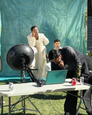 Daniel Kyri Instagram - NEW!! @outmagazine spring fashion issue ft me on the iconic @unistudios backlot!
S/O @dnlreynolds & this whole team for making the day so fun & @etcandcompanyla for holding me downnn
Swipe 👉🏾 for some #bts shots of me feeling my oats 😘 
#linkinbio