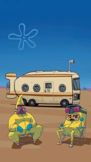 Daniel Moncada Instagram - #FanArt monday🎨 
by: @icheban "Breaking Bob" 

#BreakingBad #BetterCallSaul 
#art #spongebob