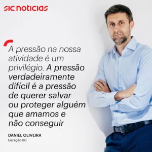 Daniel Oliveira Instagram - A infância foi dura e os avós e a tia foram as peças de xadrez fundamentais no crescimento de uma criança que viu e viveu muita coisa. O jornal que criou aos 13 anos ajudou-o a “detalhar e escrever aquilo que sentia”. Entrou para a SIC ainda adolescente. Subiu de degrau em degrau e hoje é Diretor-Geral de Entretenimento e Diretor de Programas da estação, mas de cada vez que a filha pergunta o que faz explica-lhe: “o cargo que ocupo não é aquilo que sou”. 
Daniel Oliveira é o novo convidado de Francisco Pedro Balsemão no Geração 80.

Ouça a entrevista completa através do link na bio.

#geração80 #danieloliveira #infancia #trabalho #life #podcast #entrevista #familia #sicnoticias