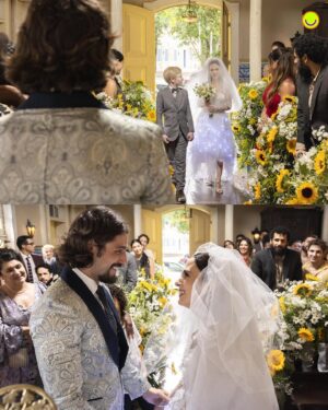 Daniel Rocha Instagram - #TERRAEPAIXÃO 📺  Lá vem a noiva! 💐 Anely vai mesmo se casar com Natercinho. Tudo por interesse, claro, já que o cara tem muita grana. Decidida, a irmã de Lucinda vai surpreender seus convidados com um vestido todo iluminado e será conduzida até o altar pelo sobrinho Cristian. 🥰 Será que Luigi irá aceitar perder sua amada tão facilmente?

[📸: Globo/Fábio Rocha]