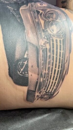 Daniel Rodriguez Instagram - Homie raccoon with the fresh ink #tattoos #tattoo #inked #tatted #tattedfoo #ink #freshink