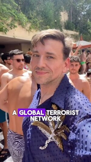Daniel-Ryan Spaulding Instagram - Pinkwashing is a homophobic propaganda tool to build a barrier in your mind from seeing the truth. You are being manipulated by a global terrorist network: the Islamic Republic of Iran. Your life & your safety is in danger. The "Free Palestine" movement is a distortion of reality & is meant to normalize terrorism. This movement is about de-stabilizing the west. Palestine needs to be free of terrorist regimes & corruption. The vast majority Israelis want peace with their neighbors. Wake up from #thegreatlie #thewestisnext
