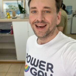 Daniel-Ryan Spaulding Instagram - @haifacity Day trip to Haifa, Israel to show you a little snippet of gay life there 🕊🇮🇱🏳️‍🌈 I’ll be doing my show Weds June 5 @zappalive ticket link in bio! Follow @jon_elk for more info about Gay Arab life in Israel 🙌