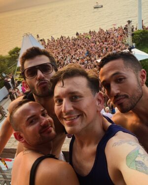 Daniel-Ryan Spaulding Instagram - July 4th Wknd pt. 2 - when I think about everything I’ve been through the past 2 years - getting sober, my weight loss, my surgeries, moving to NYC - I’m so grateful that I landed in a good place - with lots of kind, smart, beautiful, successful gay guys around me - and so many awful, hateful people far, far away from me 🙌 being homophobic, being an antisemite, living in a delusion, living in a conspiracy — is not sexy, it’s soggy & very unattractive 🌈 being a good person leads to only good things 🕊@powergaynyc @boysoffireisland