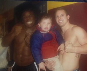 Daniel Wheeler Instagram - Sometime around 2008? Unable to grow any sort of facial hair. 

Just two young kids (in tag teams then too) hoping to make some sort of name for ourselves in the wrestling business. 

I’d say we’re doin’ aight.