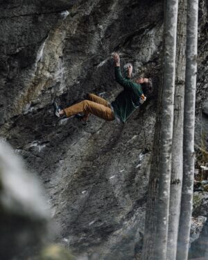 Daniel Woods Instagram - Embrace Gravity 8B 

Location: Bavona
Wall found by: @jwebxl @patinaeater 
Embrace gravity FA: @kimmarschner 

This is one of those lines that leaves ya jaw dropped and itching to climb. The hold selection, rock texture, and movement are perfect. It’s tall but not dangerous. Was hyped to have stellar conditions and climb it right before the epic storm system came through. 

Photos: @samm_pratt 

@thenorthface_climb @thenorthface @evolv_worldwide @organicclimbing @frictionlabs @physivantage