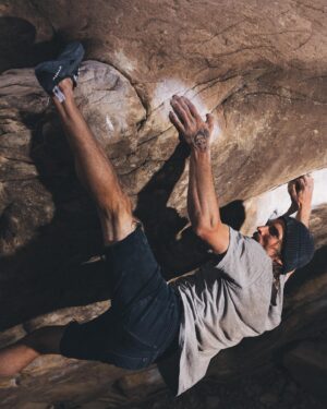 Daniel Woods Instagram - @thenorthface Presents: “Return of the Sleepwalker” (9A/v17)(FA) is LIVE on the @mellowclimbing tube (link above in my profile). Hope you enjoy the film and it inspires ya to go out and mind fuck yourself a bit. 

Get 15% off your ENTIRE ORDER at 
Evolvsports.com with discount code: Sleepwalker. Check out those phantoms (shoes I’m wearing) if ya already haven’t. 

Film and photo by @bobbysorich 🔥