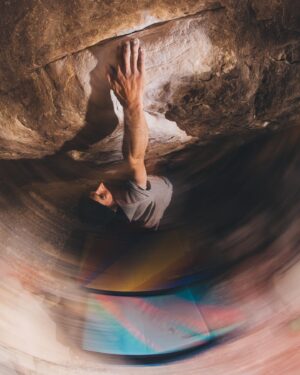 Daniel Woods Instagram - “Return of the Sleepwalker” (FA) proposed 9A/v17

It’s all just a game people... and I play the game

The game is how comfortable can you become with your own insanity

video coming to @mellowclimbing SOON 🔥

photo @bobbysorich 

Fueled by @physivantage and @celsiusofficial 

@thenorthface @evolv_worldwide @organicclimbing @frictionlabs