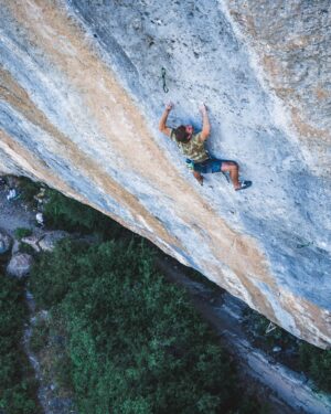 Daniel Woods Instagram - Back on “Realization” (9a )

Last time I was in Ceuse was 4 years ago. Forgot how savage this place is. The style of climbing works the shit out of your fingers and forearms. Stoked to be here for a bit and re learn how to sport climb 🔥. Realization is feelin good. 

Photos by @lenadrapella