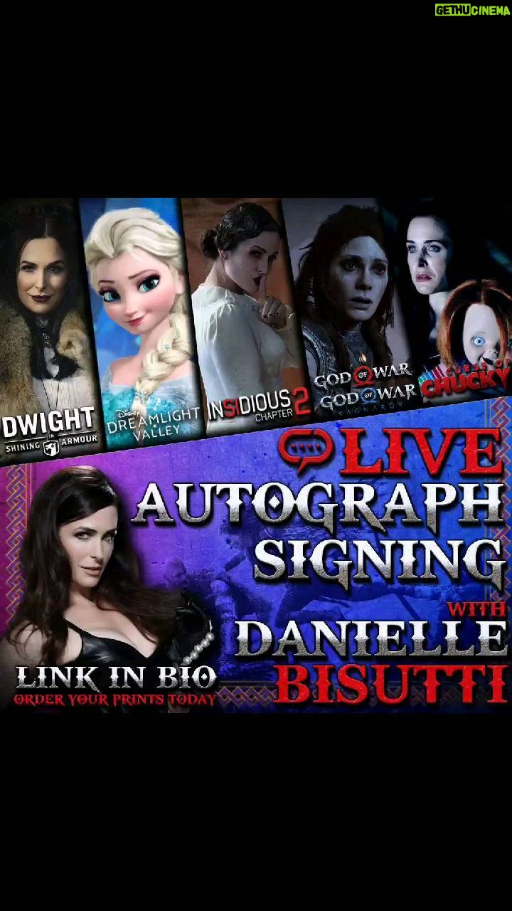 Danielle Bisutti - 1K Likes - Come one & all to my first Streamily Signing on IG LIVE 03.01.23 @4pm PST. Visit my store, choose the photo/character you love and I will sign it with a special message just for you LIVE! Wherever you are in the world we will connect here, together. 🫶🏻🤗🙏🏻
LINK IN BIO > Linktree > STREAMILY
#freya #daniellebisutti #TeamFreya #live #autograph #streamily #GodofWarRagnarok #GodofWar #Chucky #dreamlightvalley #videogames #curseofchucky #Elsa #insidious2 #insidiouschapter2 #iglive #signing #fyp #reels #share