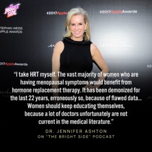 Danielle Robay Instagram - @DrJAshton joined #TheBrightSide podcast to answer all of your menopause questions: from first symptoms to libido to muscle building as you age. Dr. Ashton is a double board certified physician in obstetrics and gynecology. She recently stepped down as ABC’s chief medical correspondent to launch her own wellness company called Ajenda, which focuses on women’s health and wellness. 

Listen to the episode at the link in bio, the @IHeartRadio app, @ApplePodcasts or wherever you get your podcasts ✨