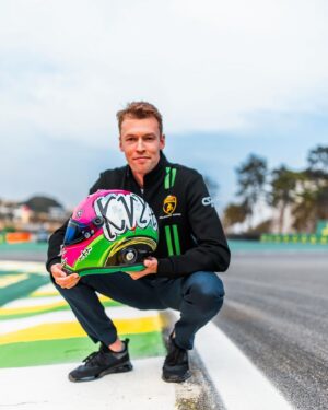 Daniil Kvyat Instagram - The one off design for the Sao Paulo Brazilian race! 😉 Couldn’t resist not to use it from the fan competition done earlier this year. Well done to @duda.zk._ for this mega design! ✊🏻🙌🏼