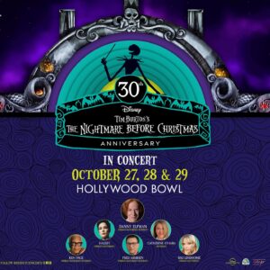 Danny Elfman Instagram - Excited to announce some very special guests who will be joining me for The Nightmare Before Christmas Live @hollywoodbowl this year! Original cast members: the incomparable Catherine O’Hara as “Sally” (Sun Oct 29th) and Ken Page as “Oogie Boogie” (Oct 27-29). Special guests Riki Lindhome (Oct 27-28) and Fred Armisen (Oct 27-29). See you there! 
….

Tickets Available now! Link in Bio.
Oct 27-29 - Ken Page
Oct 27-28 - @RikiLindhome
Oct 27-29 - @Sordociego - Fred Armisen
Oct 29 - Catherine O’Hara 

@timburton #TheNightmareBeforeChristmas #NightmareBeforeChristmas #DisneyConcerts #DisneyMusic @ampworldwide @blackinkpresents @kemlaura @kraftengelmanagement