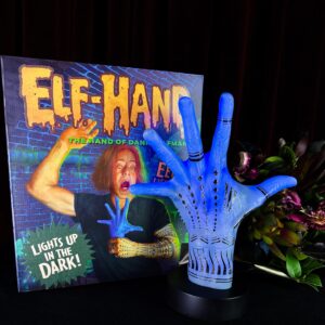 Danny Elfman Instagram - We all need a hand every now and then. I hope you enjoy this, my hand, and may it not  turn on you (as it did to me when it tried to attack me) and instead bring you protection and pleasure. My suggestion…. don’t provoke it.

(2/3)
_______

Get your Limited Edition SIGNED and NUMBERED Elfhand before they are gone for good! Just visit the website and click on the Elf-Store - Link in bio. 

#dannyelfmanmerch #elfhand #elfstore #danielrhorne #limitededition