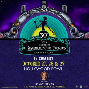 Danny Elfman Instagram - Get ready for Halloween! Jack is back! See you at the Bowl! 

Photos by: @dzcs4u

….

Presale tickets on sale at 10am PST 9/13. Use code: JACKNBC 🎟️ link in bio.

Oct. 27, 28, 29th @HollywoodBowl

(2/3)