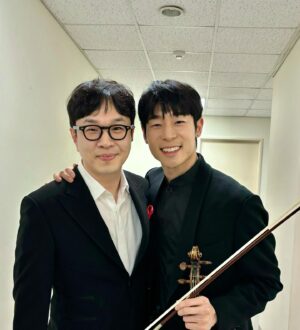 Danny Koo Instagram - A wonderful two concerts with Maestro @woong__cha and the @kbssymphonyorchestra 💙🙏