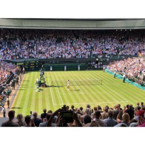 Danny Mac Instagram - @wimbledon. Huge thanks to @stellaartois & @loopvip.
#StellaArtois #JoieDeBiere #Wimbledon #Tennis