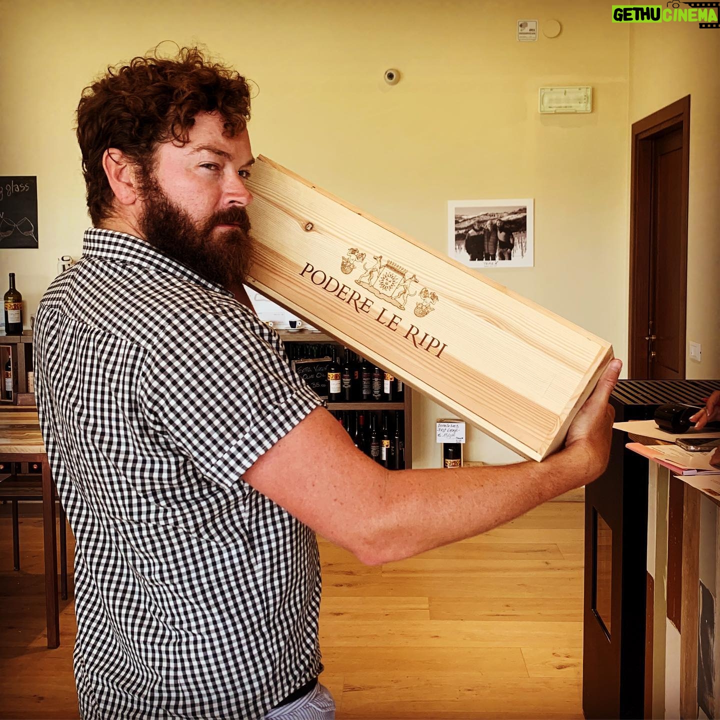 Danny Masterson - 30K Likes - My brothers wedding is about to get lit af @podereleripi #jeroboam #brunello