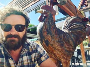 Danny Masterson Instagram - You wouldn’t believe who I bumped into in #Alsace France..... 🐓 🐔 🐓