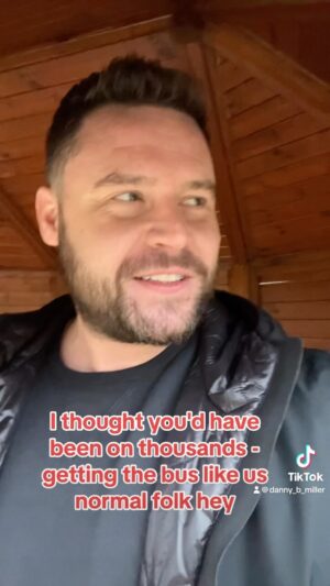 Danny Miller Instagram - An actor?! At a BUS STOP?! Don’t watch it. 

#actor #comedy #sketch #fyp