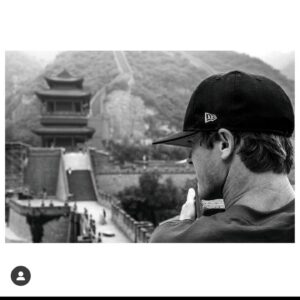 Danny Way Instagram - 16 years ago today I was given permission by the Chinese government to jump over their sacred  Wall. The amount of stars that aligned for this to happen still make it seem surreal to me. Jumping the wall was one thing but putting this together was a task that almost seemed impossible, it was pretty much a fantasy when I first came up with the idea. The orchestration of this project was much more complex that the physical achievement itself and I will forever be so proud of pulling this off. Thank you @dcshoes , Bob McKnight @apothe_kari @rydenway @odea.mary @darrylfranklin @secrethandshake @carampworks and Bill Nosal for believing in me @blabacphoto ♥️🙏
