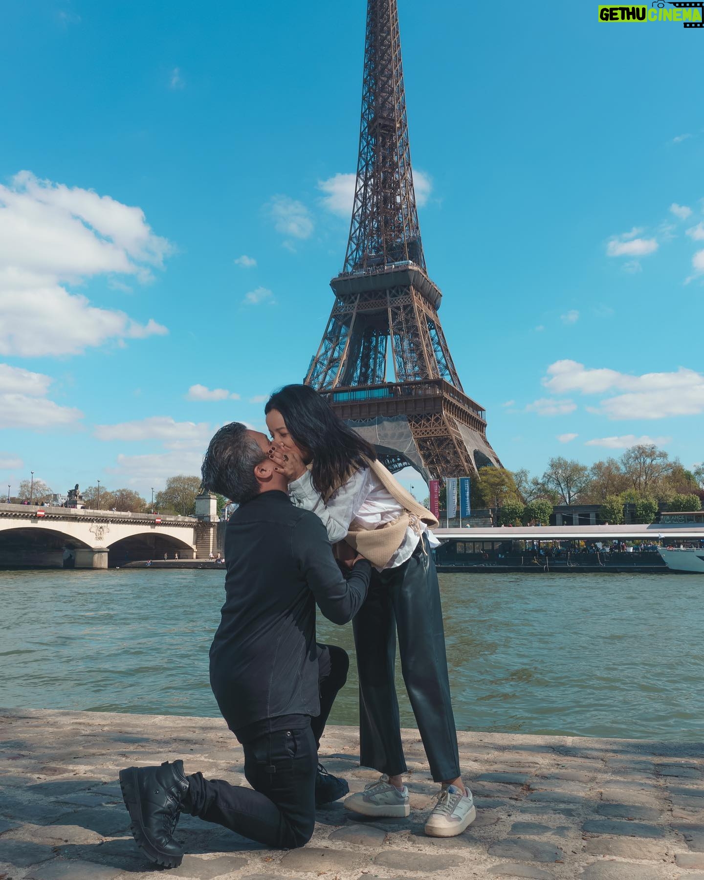 Dante Basco - 67.7K Likes - Look what went down in #Paris… We got engaged!!! 💍 I really got to surprise her in the city of love! #eiffeltower 4/19/2023