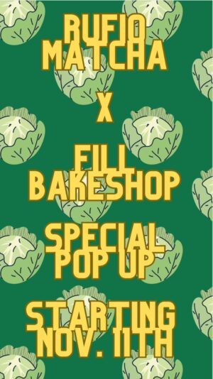 Dante Basco Instagram - We’re launching @rufiomatcha on Nov. 11th with a special pop up in Southern Cali with @fillbakeshop & @merchlabs!!! Stay tuned for announcements of special guest attendeding for meet and greets & signings!