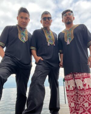 Dante Basco Instagram - The brothers in China wearing #uyghur clothes getting ready for my wedding to @alicerehemutula tonight 5PM here in #Dali! Tune in to the livestream to peek into our ceremony!