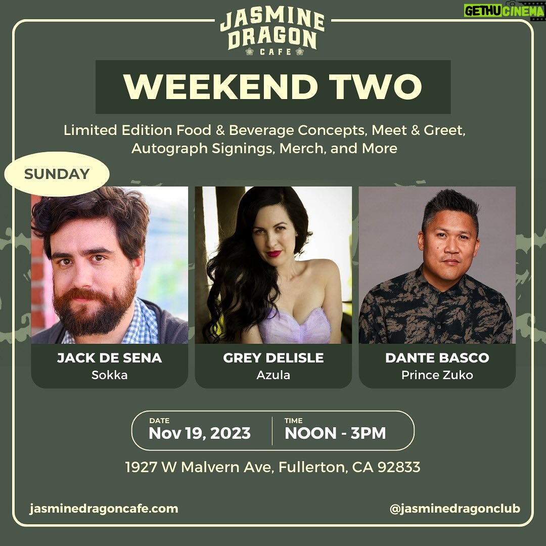 Dante Basco - 2.9K Likes - #RufioMatcha Launch Week 2 ANNOUNCEMENT!!! This weekend we have special #avatarthelastairbender cast coming!!! Saturday Nov. 18th is #AvatarDay with #ZachTylerEisen (#Aang) & Janet Varney @thejvclub (#Korra) Sunday Nov 19th @jackdesena (#Sokka) & @greydelisle (#Azula)!!! Come hang out with us for the @rufiomatcha x @fillbakeshop collab at the #JasmineDragon pop up! Special Merch only available at event by @merchlabs! 🍵 Get your VIP TICKETS at 👉🏼 www.rufiomatcha.com
#rufio #pricezuko
#firenation #pricezuko #bangarang #avatarthelastairbender #Dantebasco
#uyghuralice #matcha #organicmatcha #popup