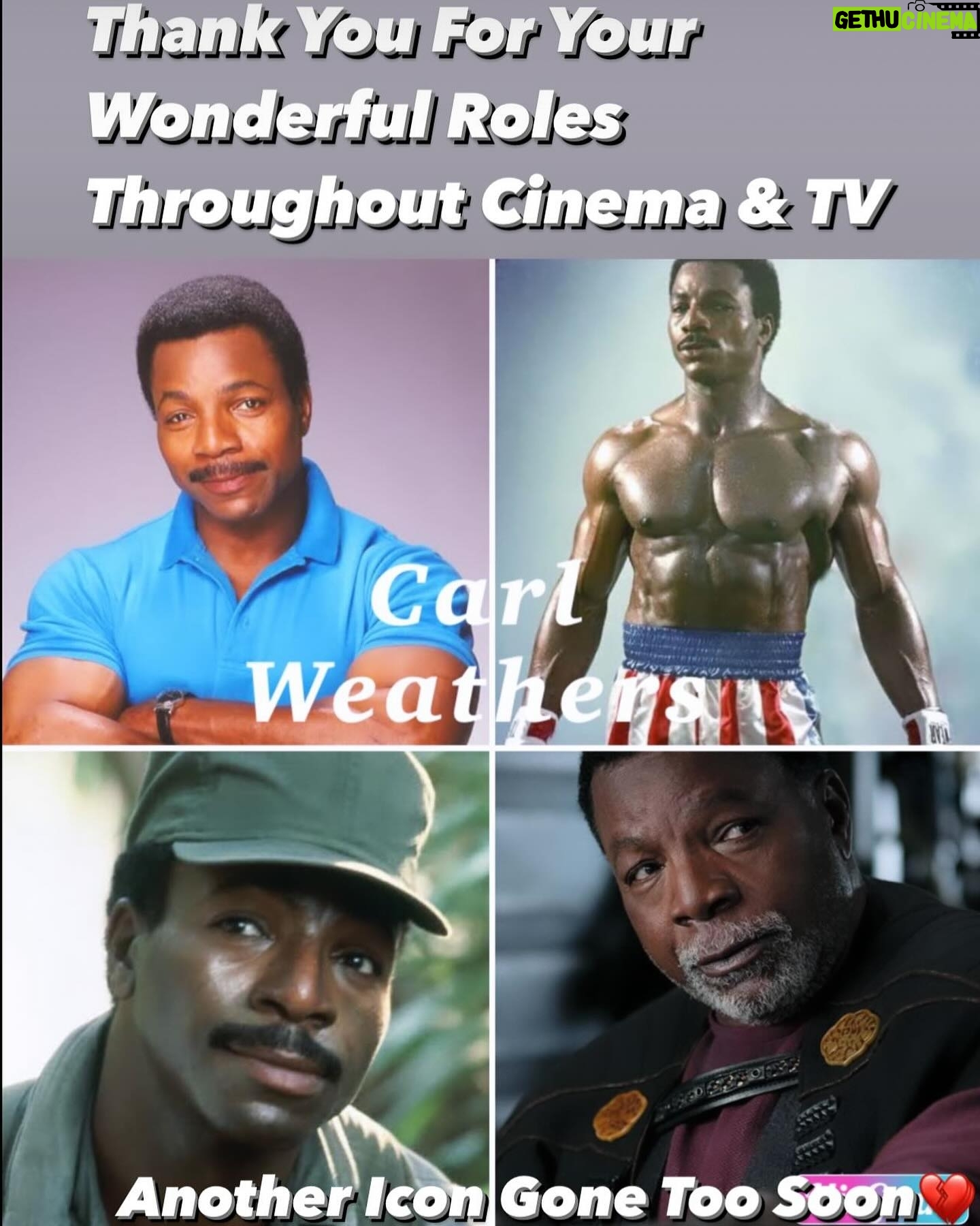 Dante Carver - 204 Likes - #CarlWeathers ありがとうございました😭Thank You For Being Inspiring To So Many