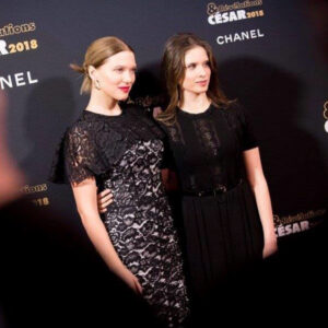 Daphné Patakia Instagram - Avec ma marraine @leaseydoux_genuine. Grand honneur. @academiedescesar @chanelofficial