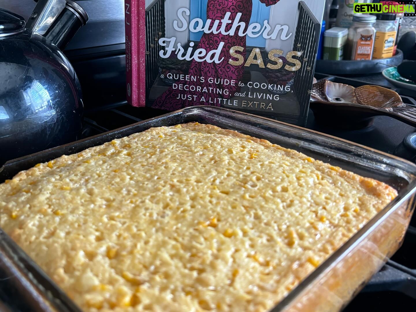 Darienne Lake - 1.6K Likes - Before I bring some thing to Thanksgiving dinner, I want to make sure that the recipe is right. Well, after receiving @gingerminj’s new book #southernfriedsass I had to make the corn casserole. It came out creamy like custard & delectable! Ginger’s book is more than just mouth-watering recipes. A peek under the apron into her magic minj of sass & stories.