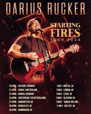 Darius Rucker Instagram - Getting closer and closer to heading over seas!! Y’all ready? Get those tickets!