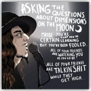 Daron Malakian Instagram - @picturesonmymind36 made an awesome #TalkinShit piece for the #Dictator anniversary. Swipe to see the animation.

#DaronMalakian #ScarsOnBroadway #DMSOB #SystemOfADown #SOAD